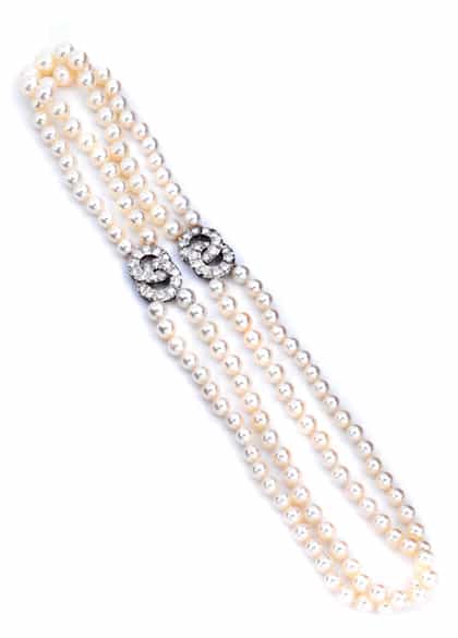 Detailabbildung:  Perlencollier