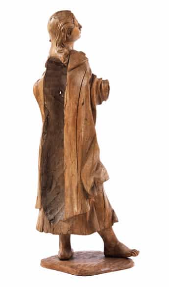 Detailabbildung:  Schnitzfigur der Heiligen Maria Magdalena