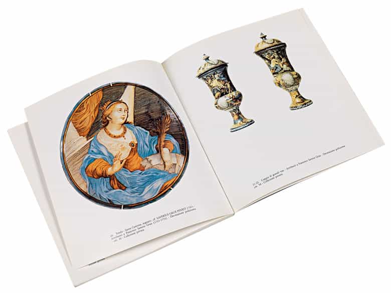 Detailabbildung: Große Majolika-Deckelvase, Francesco Antonio Saverio Grue, 1686 - 1746, zug.