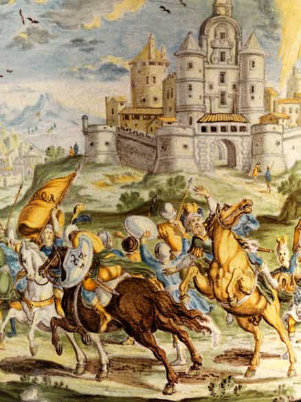 Detailabbildung: Großer Albarello von Francesco Antonio Saverio Grue, 1686 - 1746