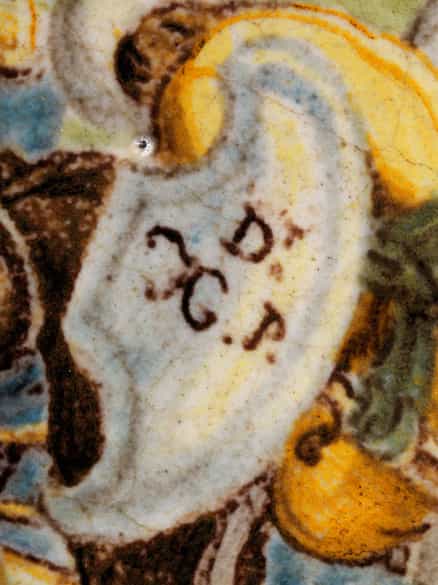 Detailabbildung: Großer Albarello von Francesco Antonio Saverio Grue, 1686 - 1746