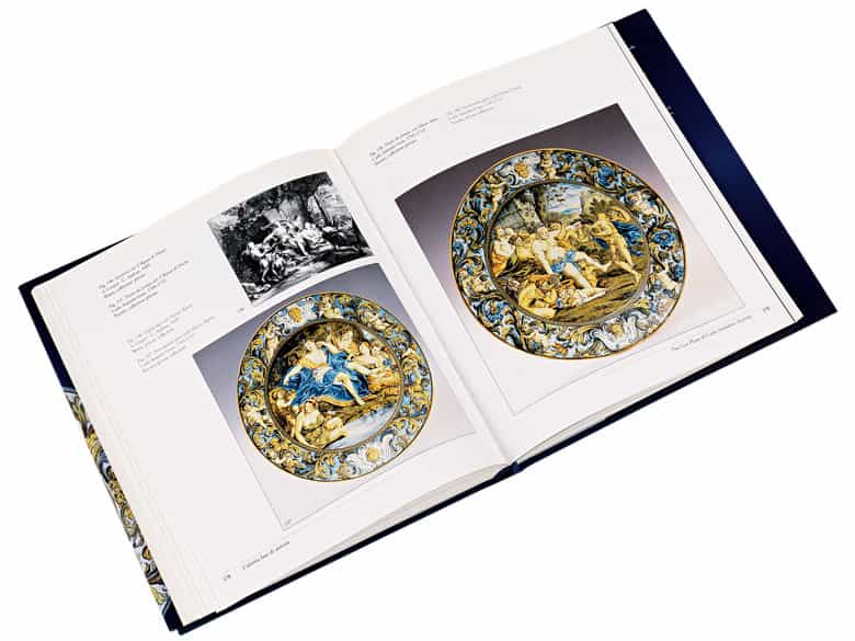 Detailabbildung: Majolika-Platte von Carlo Antonio Grue, 1655 - 1723