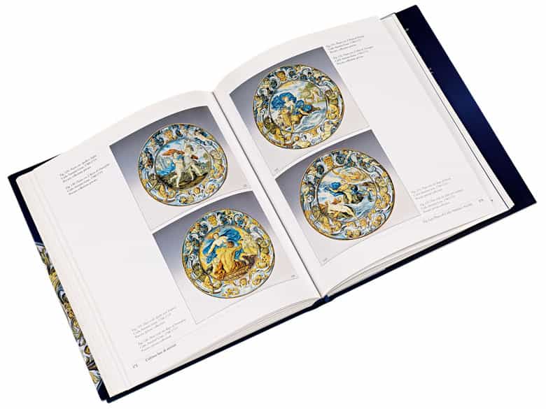 Detailabbildung: Majolika-Teller von Carlo Antonio Grue, 1655 - 1723