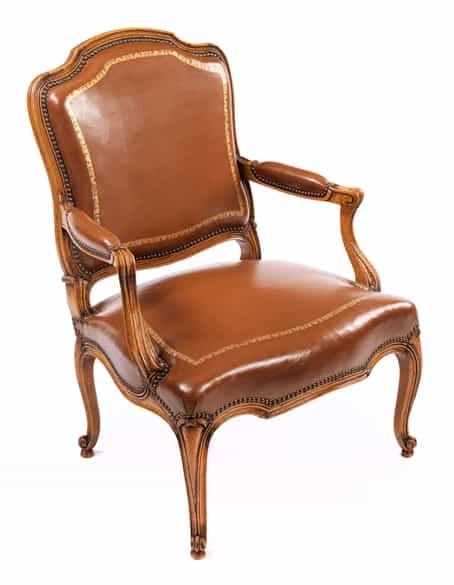 Detailabbildung:  Armlehnsessel im Louis XV-Stil