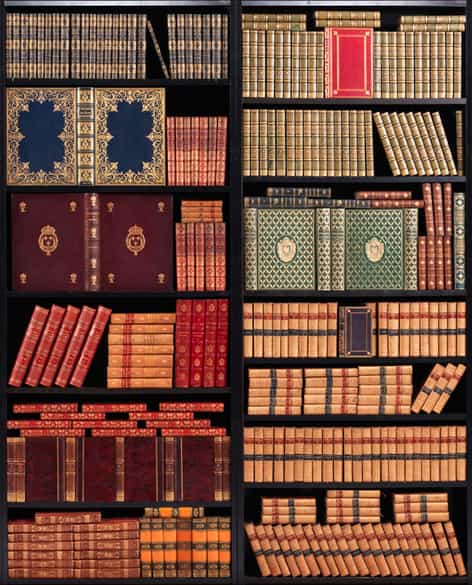 Detailabbildung: † Eine Bibliothek des 19. Jahrhunderts