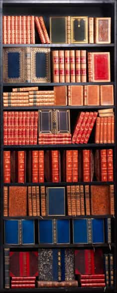 Detailabbildung: † Eine Bibliothek des 19. Jahrhunderts