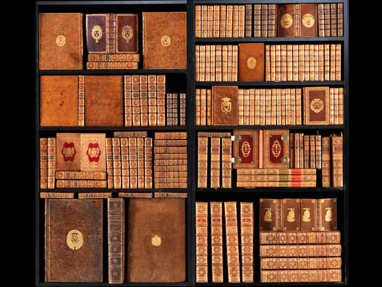 Detailabbildung: † Eine Bibliothek des 18. Jahrhunderts