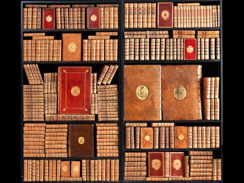 Detailabbildung: † Eine Bibliothek des 18. Jahrhunderts