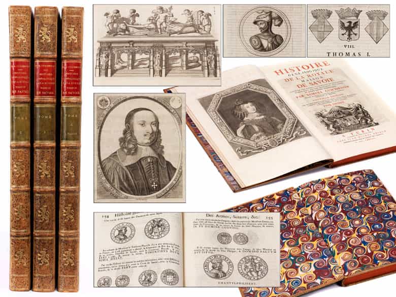 Detailabbildung: † Eine Bibliothek des 18. Jahrhunderts