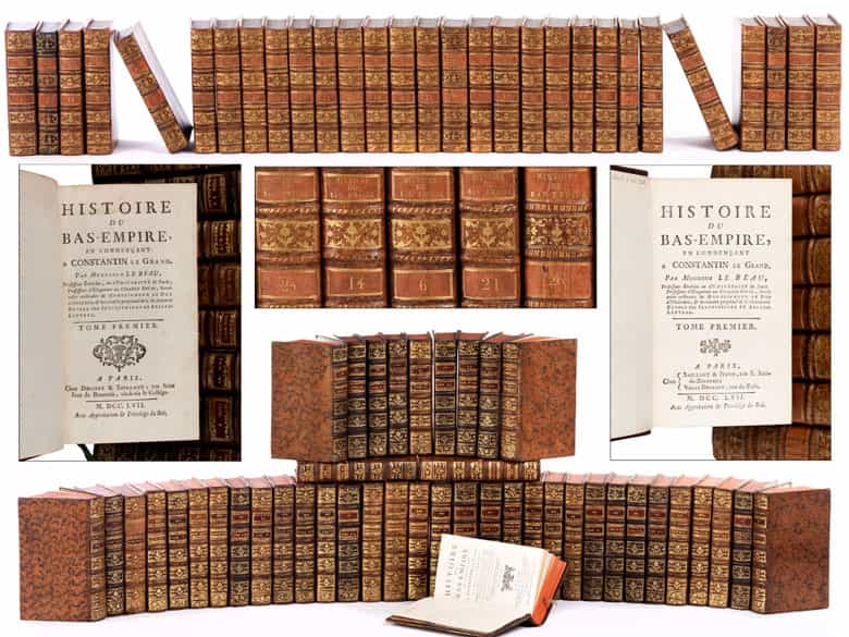 Detailabbildung: † Eine Bibliothek des 18. Jahrhunderts