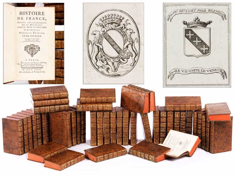 Detailabbildung: † Eine Bibliothek des 18. Jahrhunderts