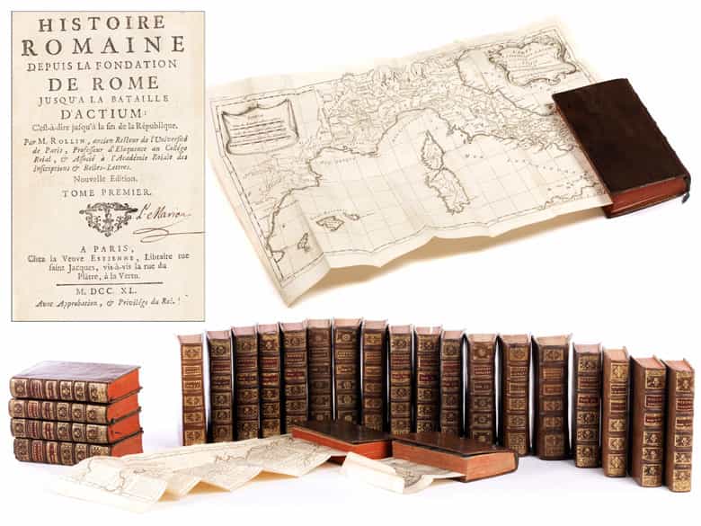 Detailabbildung: † Eine Bibliothek des 18. Jahrhunderts