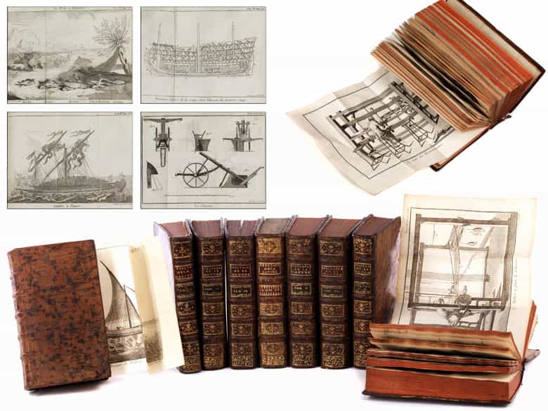 Detailabbildung: † Eine Bibliothek des 18. Jahrhunderts