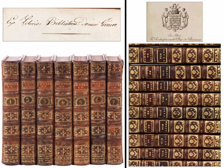 Detailabbildung: † Eine Bibliothek des 18. Jahrhunderts