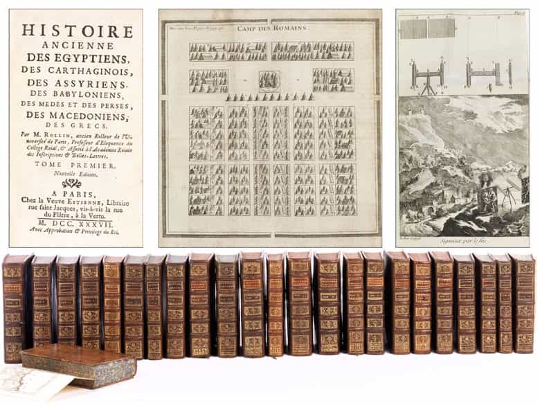 Detailabbildung: † Eine Bibliothek des 18. Jahrhunderts