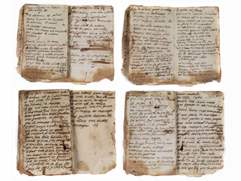 Detailabbildung:  Konvolut von Stichen und Autographen aus der Zeit der Französischen Revolution