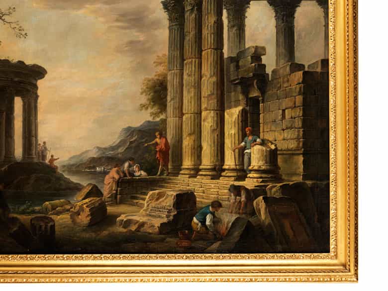 Detailabbildung: Giovanni Nicolas Servandoni, 1695 Florenz – 1766 Paris, zug. 