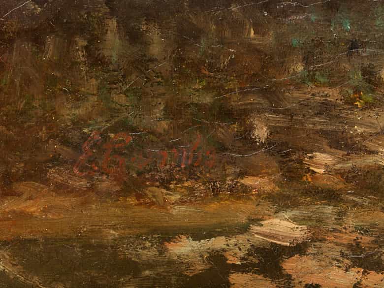 Detailabbildung:  Ettore Cumbo, 1833 Messina – 1899 Florenz, zug.