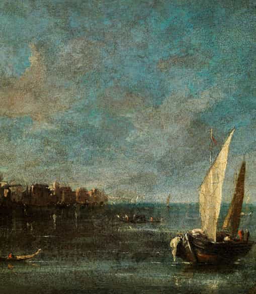 Detailabbildung:  Francesco Guardi, 1712 Venedig – 1793, zug. 
