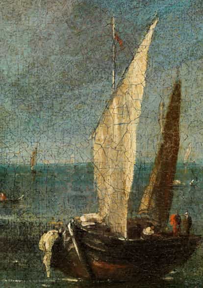 Detailabbildung:  Francesco Guardi, 1712 Venedig – 1793, zug. 