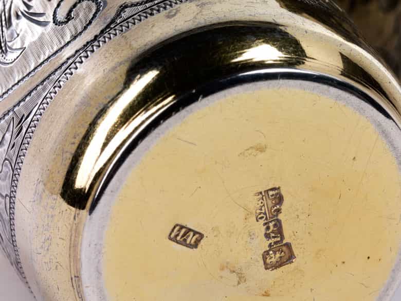 Detailabbildung:  Paar Silberbecher