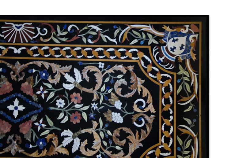 Detailabbildung:  Pietra Dura-Platte