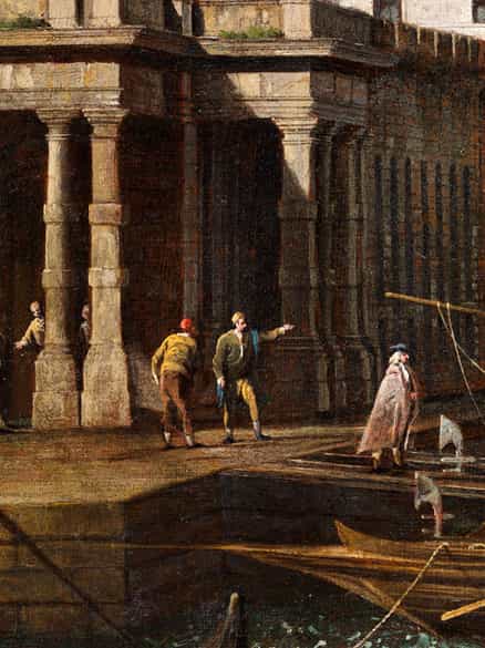 Detailabbildung: Giovanni Antonio Canal, gen. Canaletto, 1697 Venedig - 1768, Umkreis
