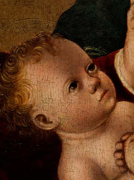 Detailabbildung:  Antonello da Saliba, 1466 Messina – um 1535, zug.