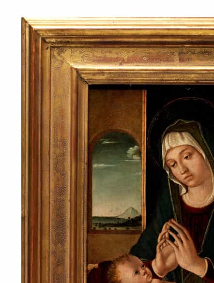 Detailabbildung:  Antonello da Saliba, 1466 Messina – um 1535, zug.