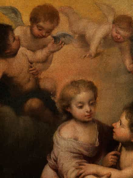 Detailabbildung: Bartolomé Esteban Murillo, 1618 Sevilla – 1682, Werkstatt