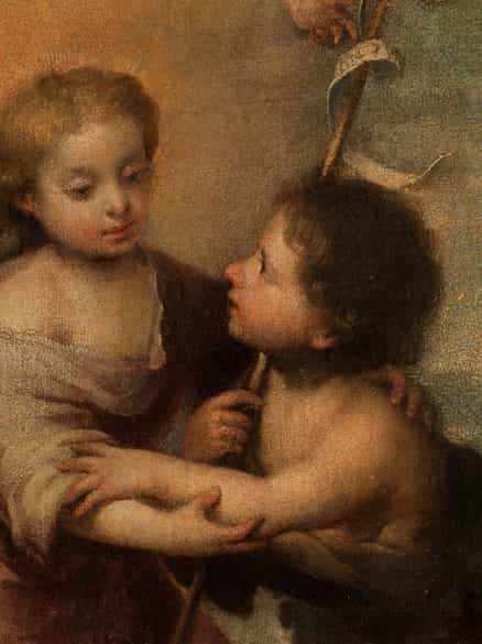 Detailabbildung: Bartolomé Esteban Murillo, 1618 Sevilla – 1682, Werkstatt