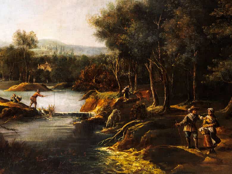 Detailabbildung:  Marco Ricci 1676/ 79 Belluno - 1729/ 30, zug.