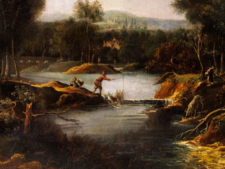 Detailabbildung:  Marco Ricci 1676/ 79 Belluno - 1729/ 30, zug.