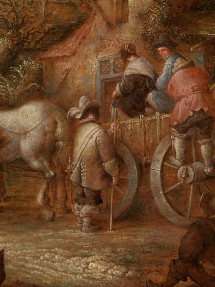 Detailabbildung:  Isaac van Ostade, 1621 - 1649, zug. 