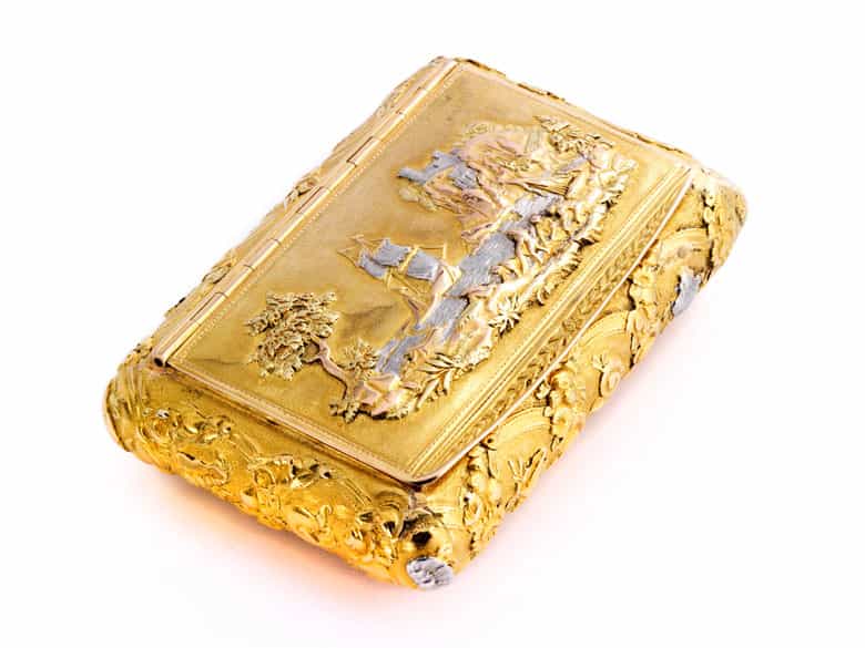 Detailabbildung: Golddose à trois couleurs