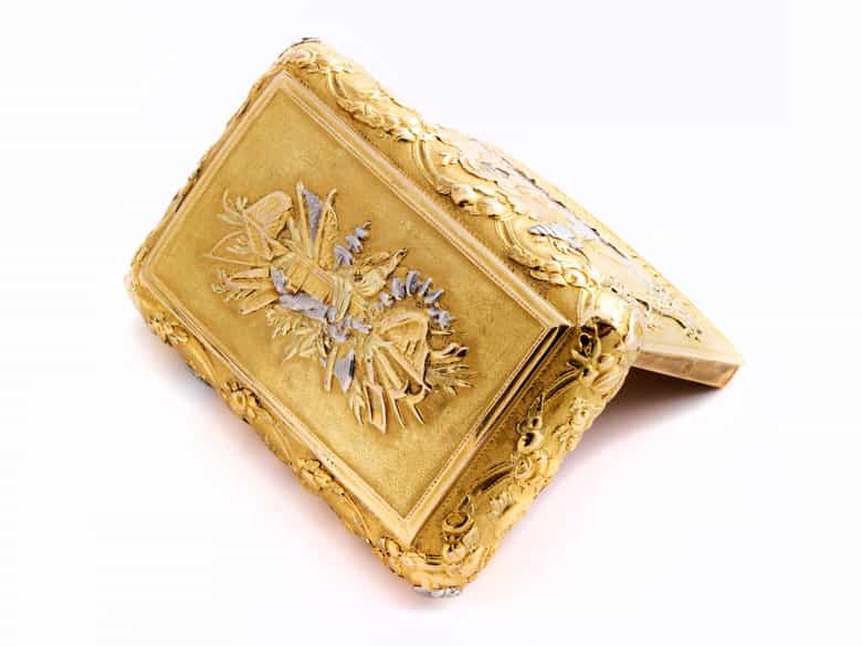 Detailabbildung: Golddose à trois couleurs