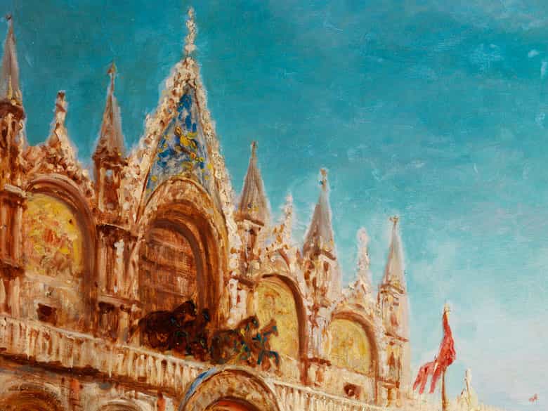 Detailabbildung: † Félix Ziem, 1821 Beaune – 1911 Paris