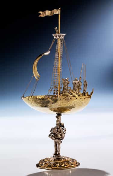 Detailabbildung:  Schiffspokal 
