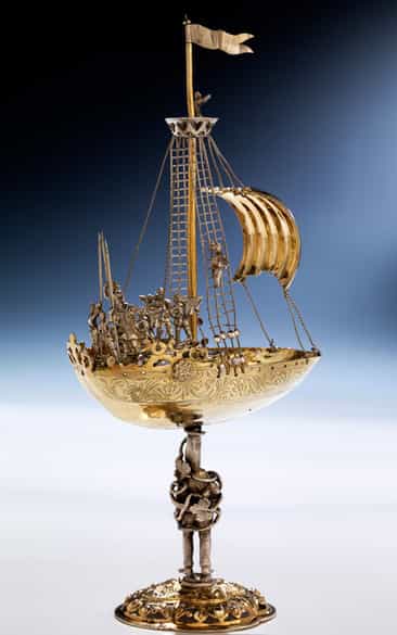 Detailabbildung:  Schiffspokal 