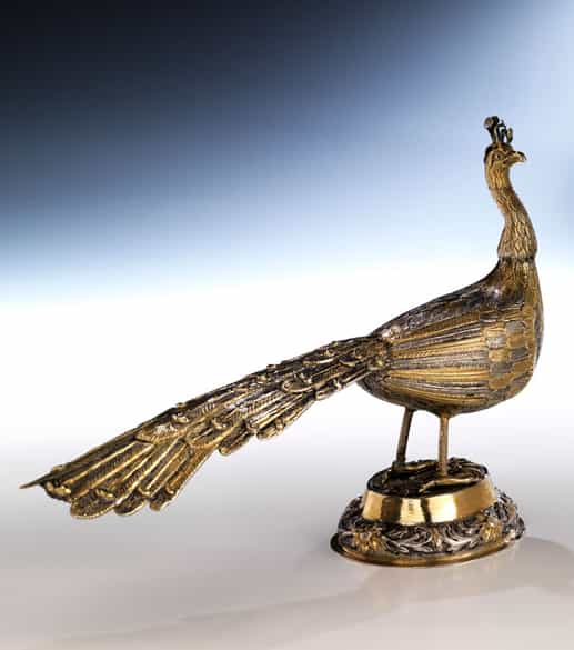 Detailabbildung:  Ungarischer Silberpfau 