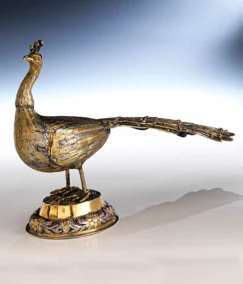 Detailabbildung:  Ungarischer Silberpfau 