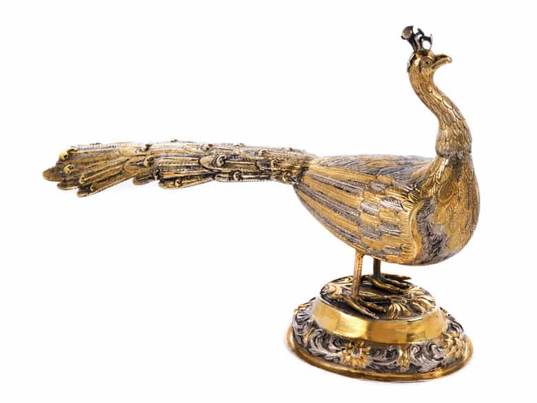 Detailabbildung:  Ungarischer Silberpfau 