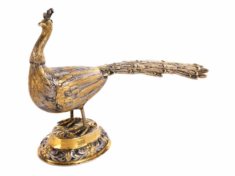 Detailabbildung:  Ungarischer Silberpfau 