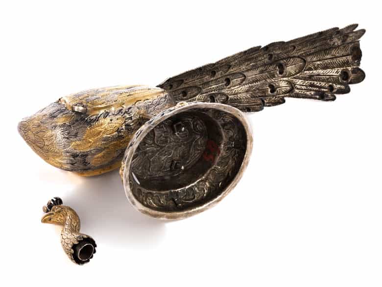 Detailabbildung:  Ungarischer Silberpfau 