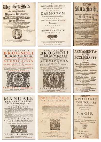 Detailabbildung:  Eine Sammlung Bücher des 16. - 19. Jahrhunderts