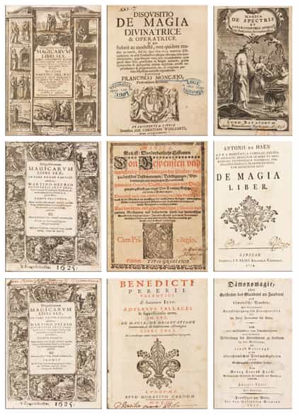 Detailabbildung:  Eine Sammlung Bücher des 16. - 19. Jahrhunderts