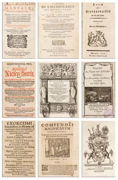Detailabbildung:  Eine Sammlung Bücher des 16. - 19. Jahrhunderts