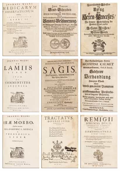 Detailabbildung:  Eine Sammlung Bücher des 16. - 19. Jahrhunderts