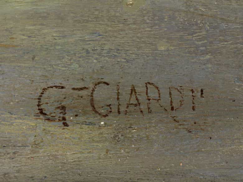 Detailabbildung: Guglielmo Ciardi, 1842/43 Venedig – 1917 Venedig
