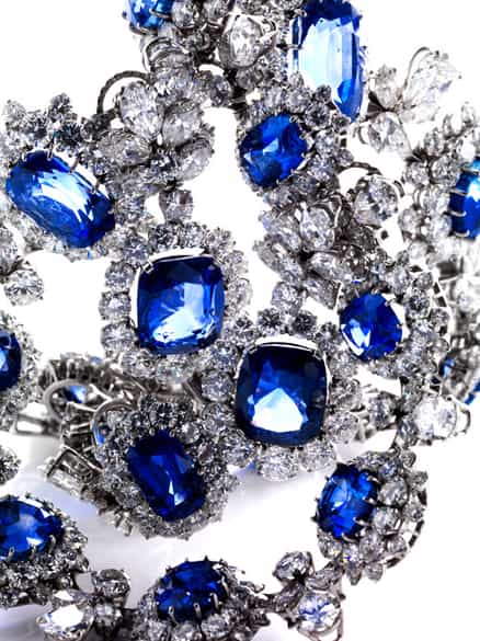 Detailabbildung: † Saphir-Diamant-Set von Bulgari